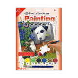 pintar por numeros diseño perro y gatito con su pelota royal langnickel