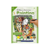 set pintar por numeros familia de tigres en la selva royal langnickel