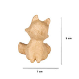 figura de carton decopatch para personalizar zorro