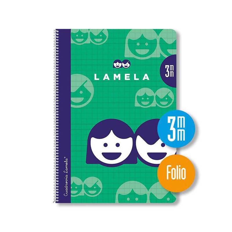 Cuaderno Básico 3x3 mm 80 Hojas Lamela