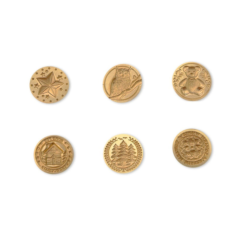 set para hacer sellos de lacre navidad stamperia the owls house