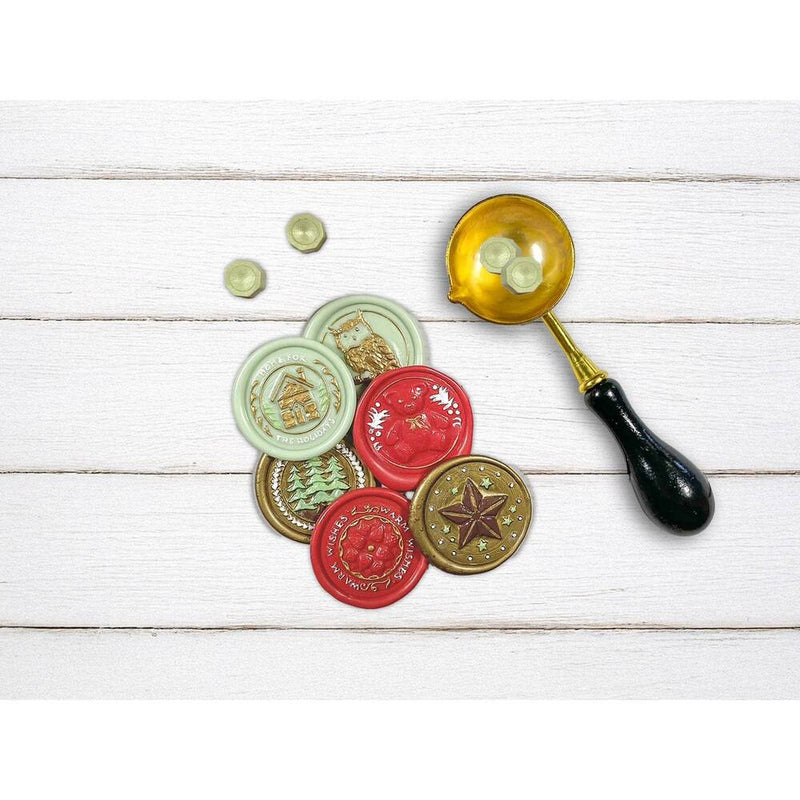 personaliza sellos de lacre navideños stamperia the owls house