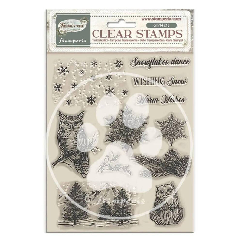 sellos acrilicos stamperia navidad the owls house