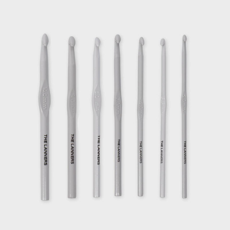 agujas de aluminio para ganchillo y crochet the lanners