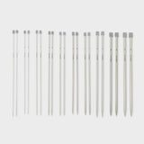 agujas de punto de aluminio the lanners