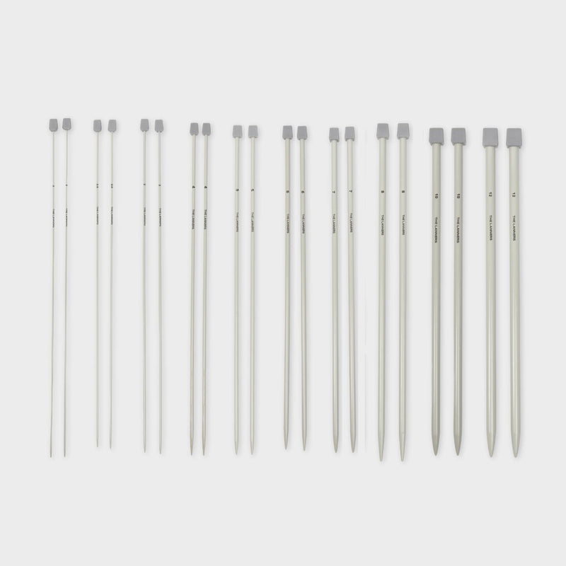 agujas de punto de aluminio the lanners