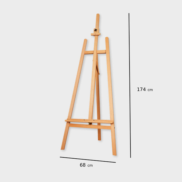 caballete de madera estudio 174 cm amperse