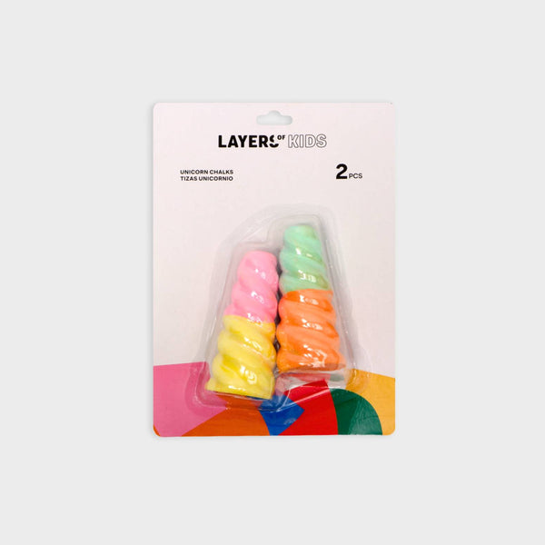 set de 2 tizas bicolor estilo unicornio layers of