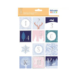 set de pegatinas para decorar un calendario de adviento artemio