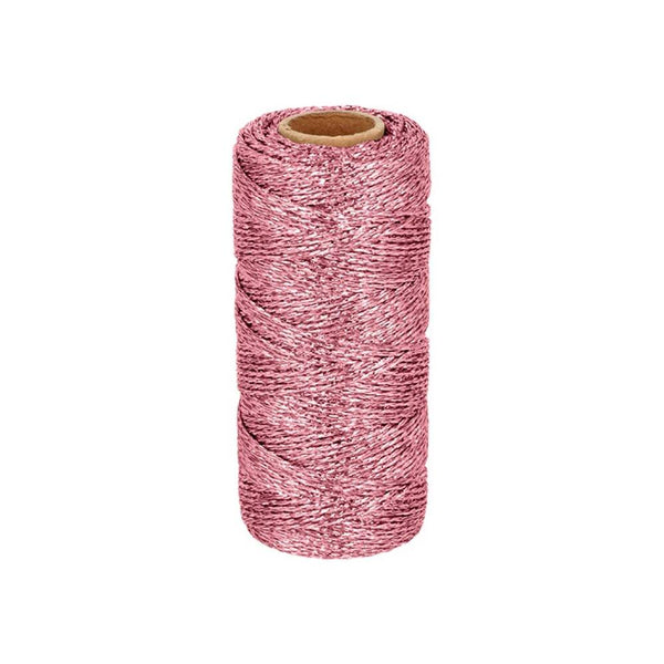 hilo metálico rosa 100 metros artemio