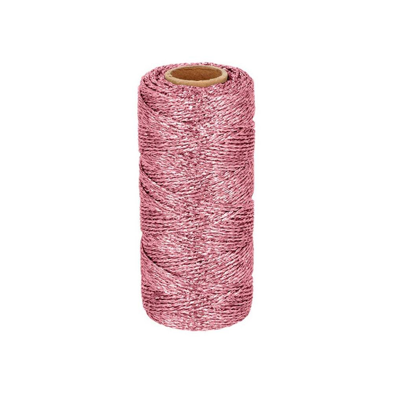 hilo metálico rosa 100 metros artemio