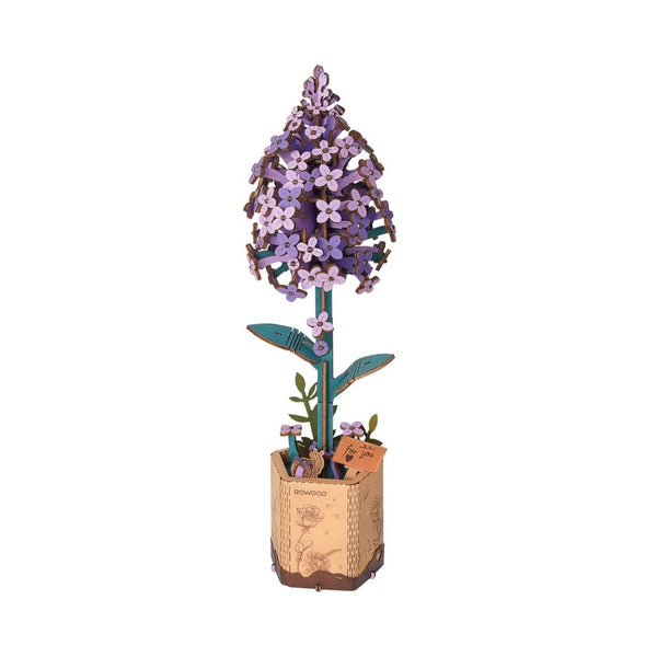 maqueta puzzle 3d lila morada robotime