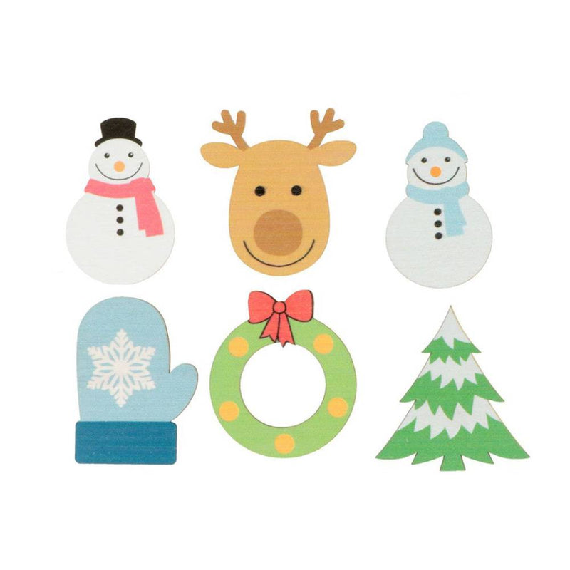 navidad con nieve die cuts scrap artemio