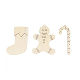 adornos de navidad de madera manualidades DIY artemio