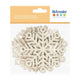 Set 6 Figuras de Madera Copos de Nieve Artemio