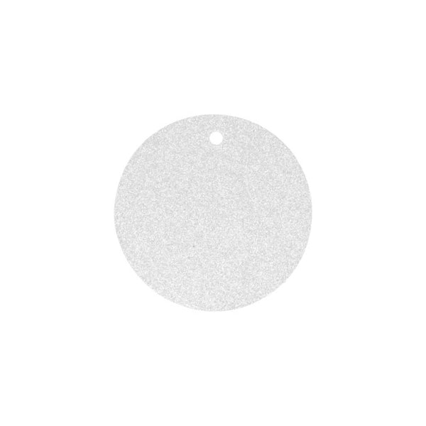 set de 30 etiquetas plateadas de purpurina artemio