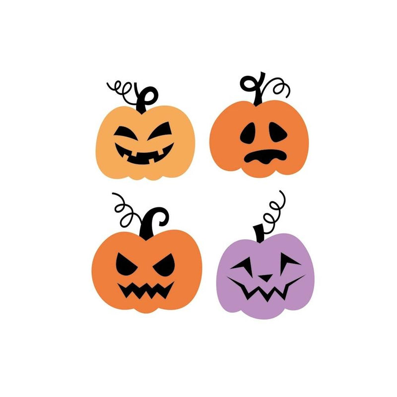 set de 4 troqueles de calabaza para proyectos de scrap artemio