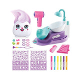 decora peluche con tinta borrable peluqueria airplush canal toys