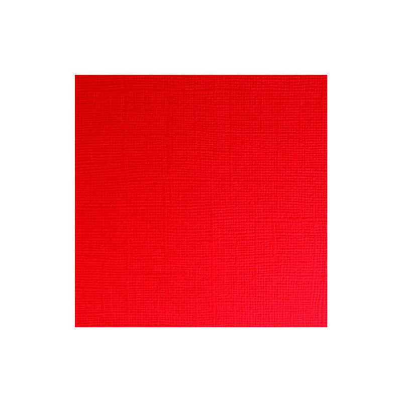 papel scrap texturizado bazzill red 30,5 cm artemio
