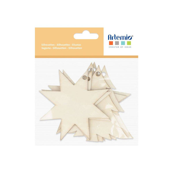 adornos para el arbol de navidad de madera personalizable