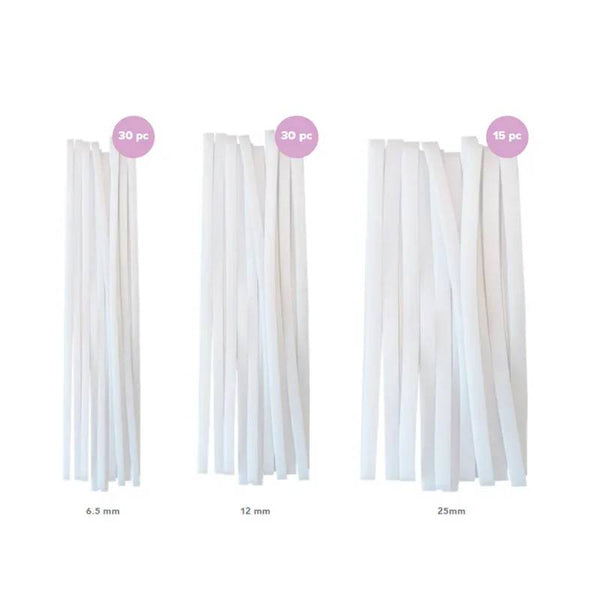 set 75 tiras de pegamento para cuadernadora cinch termica