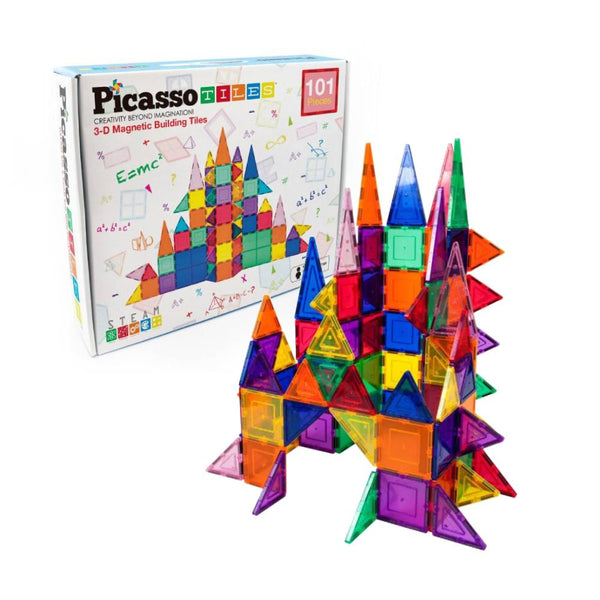 bloques de contruccion magnetico picasso tiles 101 piezas