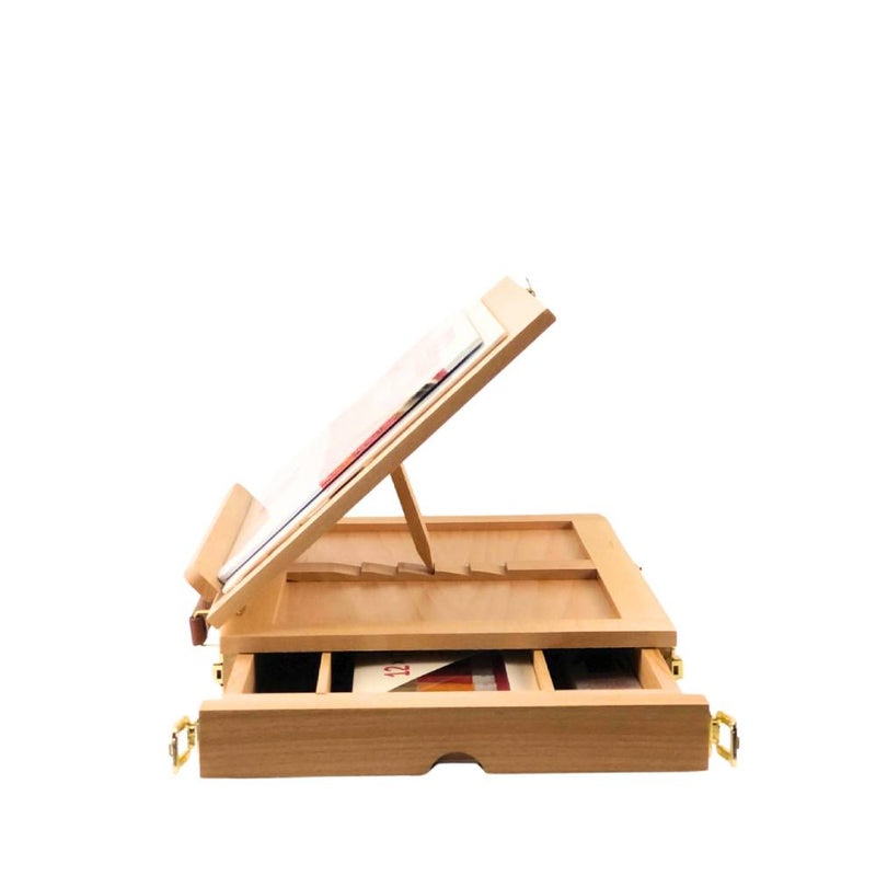 caballete art creation iniciación al óleo + kit de pintura, pinceles y lienzo