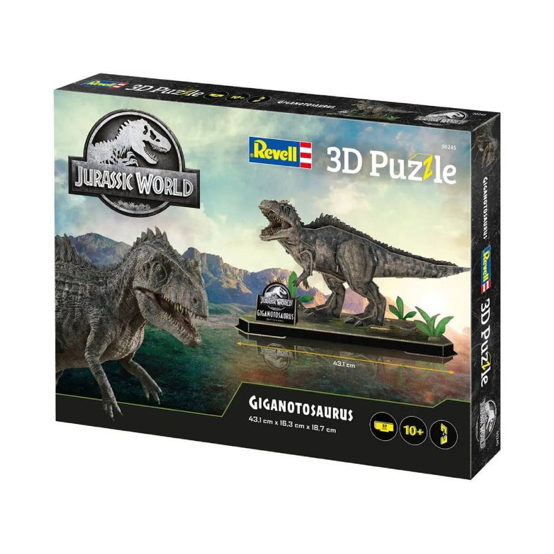 Giganotosaurus puzzle 3D película parque jurásico rebirth