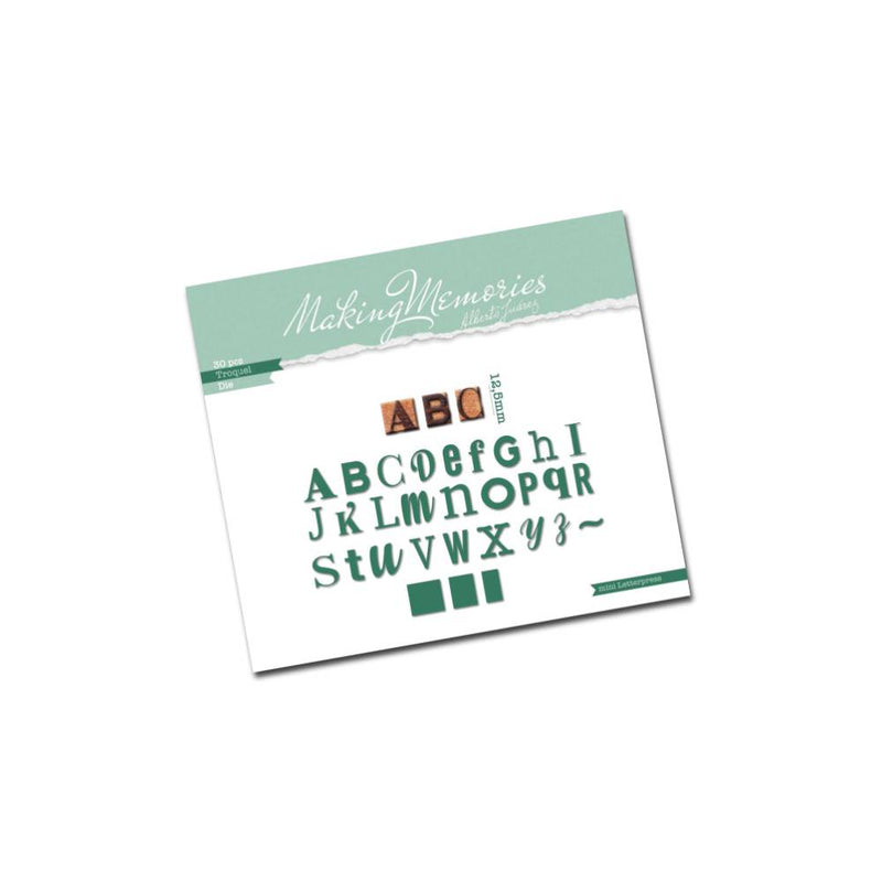 set de 30 troqueles en forma de letras basic crea alberto juarez