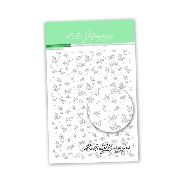 carpeta embossing florales making memories alberto juarez