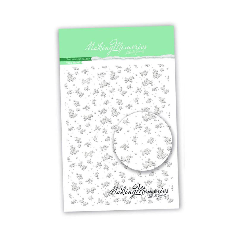 carpeta embossing florales making memories alberto juarez