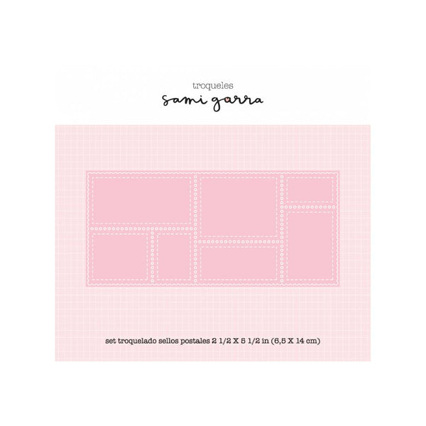 troqueles en forma de sello correo bonito sami garra basic crea