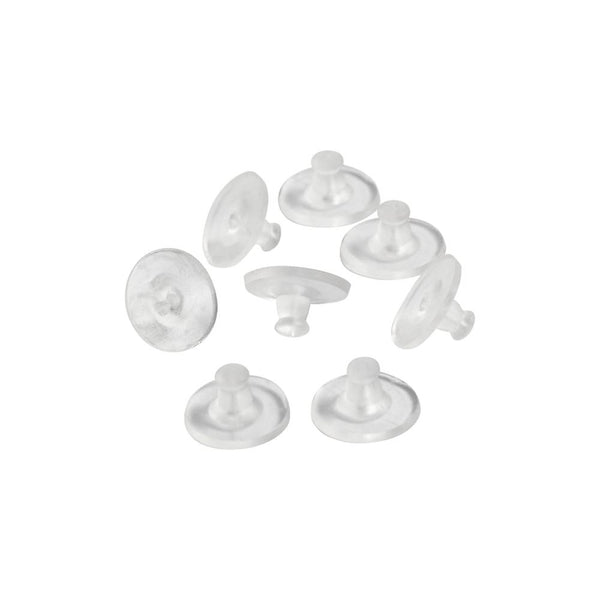 set 10 pares de cierres para pendientes transparentes creativ