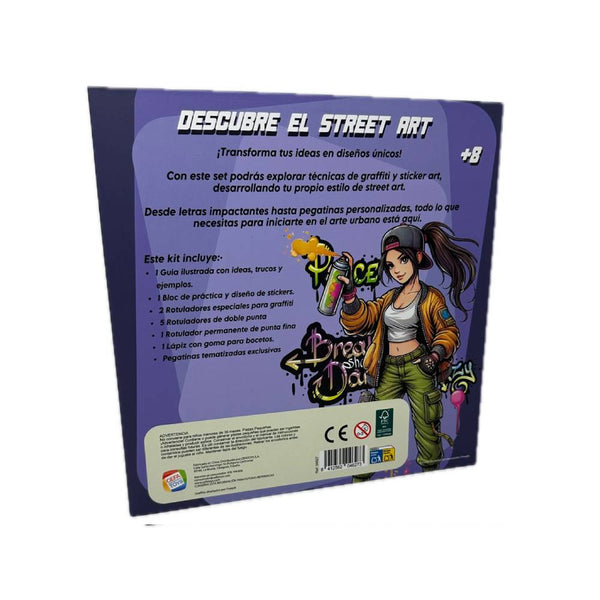 street artist set creativo para grafitti talent studio cefa toys