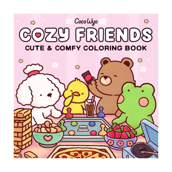 coloring book cozy friends tiktok