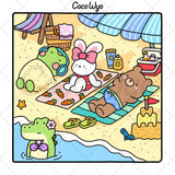 libro para adultos colorear animales cozy friends