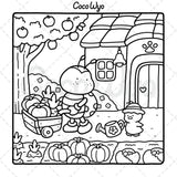 libro para colorear adultos cozy friends 