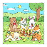 coloring book fuzzy friends tiktok