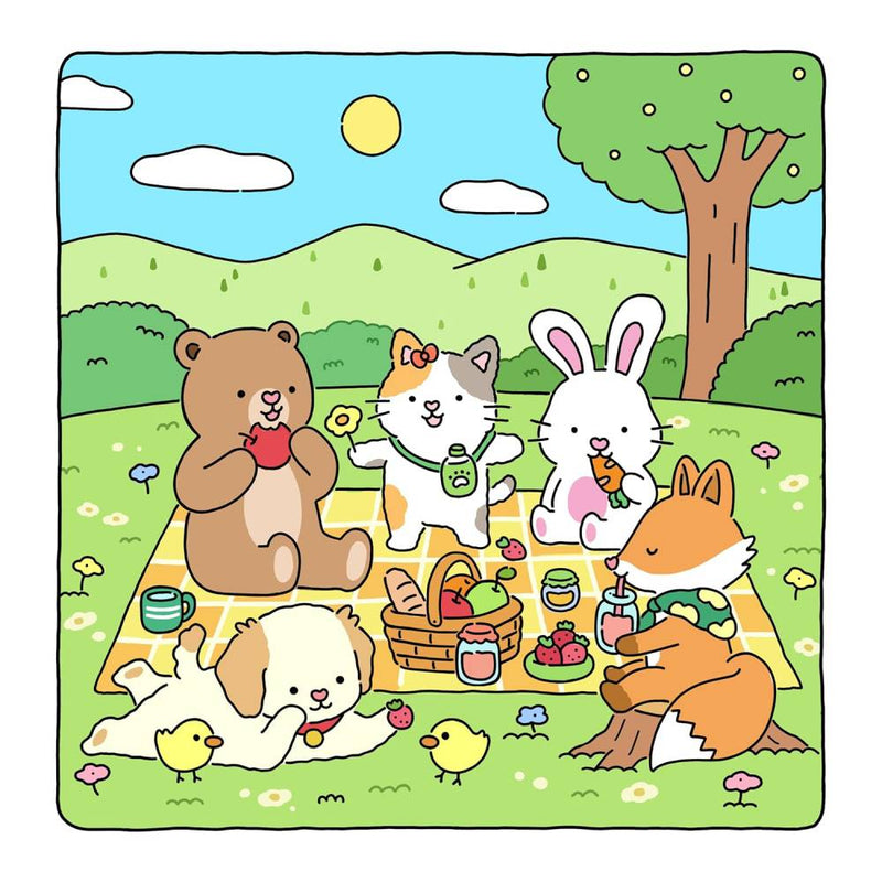 coloring book fuzzy friends tiktok