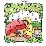 libro para colorear para adultos girl moments