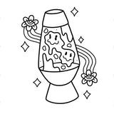 libro para colorear trippy and groovy tiktok