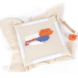 bastidor de punch needle tamaño cuadrado 48x48 cm DMC