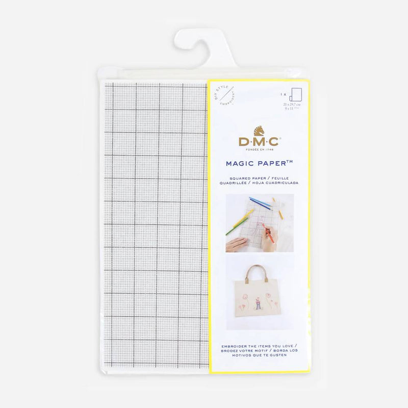 papel magico para bordar dmc magic paper