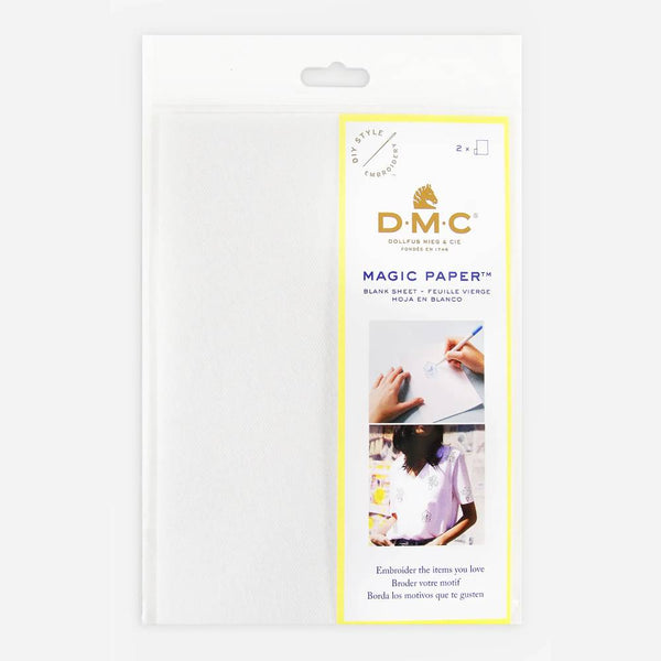 magic paper para bordados soluble en agua dmc
