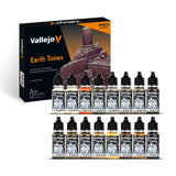 set acrílicos vallejo tonos tierra