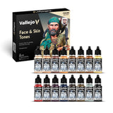 pinturas acrilicas en tonos de la piel vallejo model color