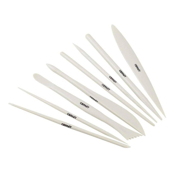 pack 8 herramientas de modelado arcilla y pasta de la marca cernit