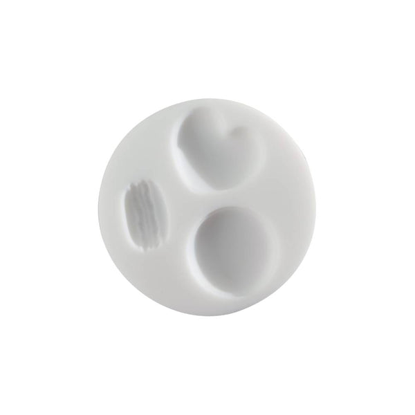 molde de silicona en forma de macarons 7 cm cernit pasta