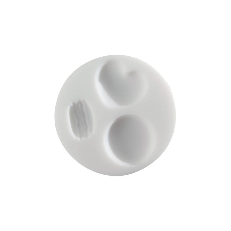 molde de silicona en forma de macarons 7 cm cernit pasta