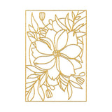 pintar láminas de seda con marcos dorados arasilk